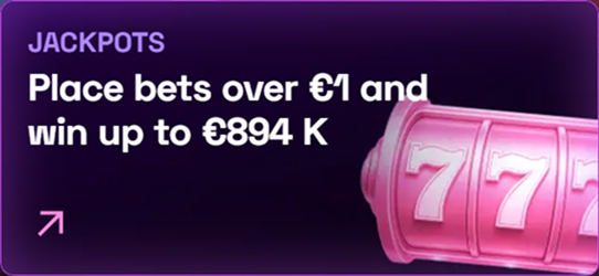 Jackpot bet over euro win up to 894K