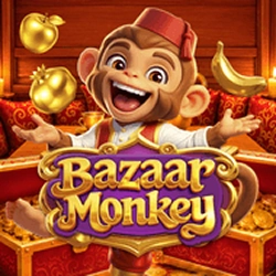 Bazaar Monkey monkey in fez golden fruits